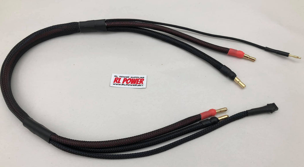 RLPower Hi-Amp Charge Lead BlackOut Edition 4/5 mm Bullet