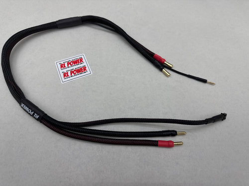 RLPower Hi-Amp Charge  Lead BlackOut Edition 4-5mm Bullet